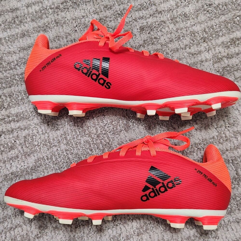 Adidas x Speedflow soccer cleats red orange size 6 men - Picture 6 of 10